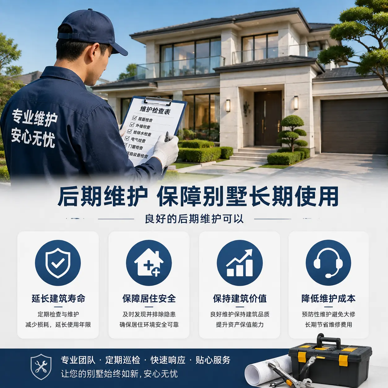 别墅建造公司推荐： 凤冈 施工质量的关键要素
