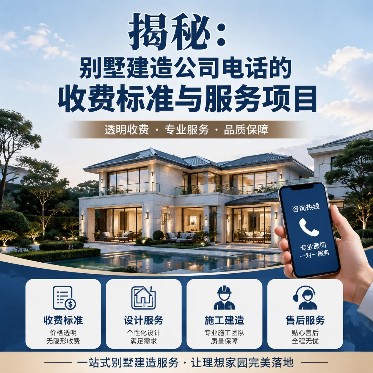 揭秘:凤冈别墅建造公司电话的收费标准与服务项目