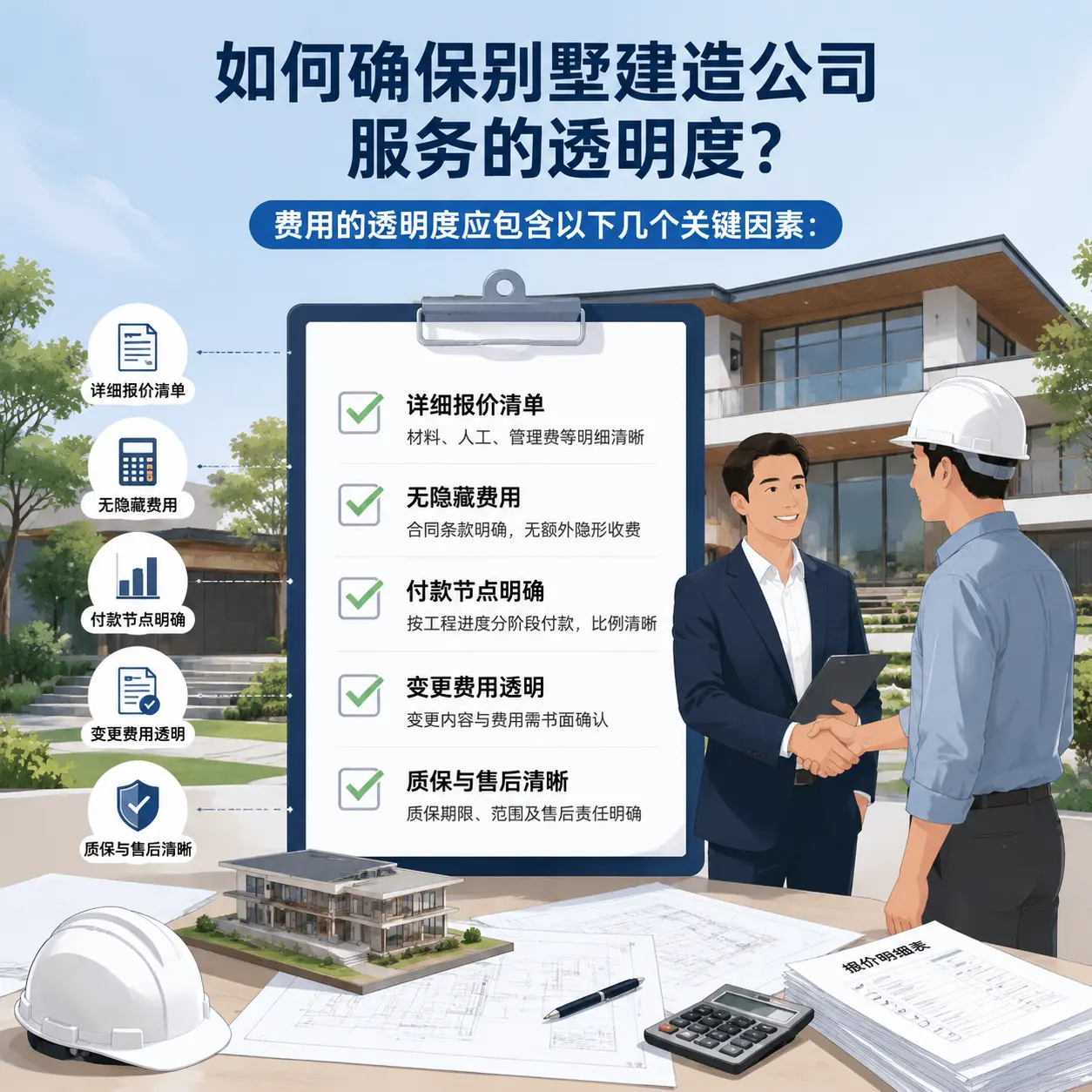 在 凤冈 如何确保别墅建造公司服务的透明度？