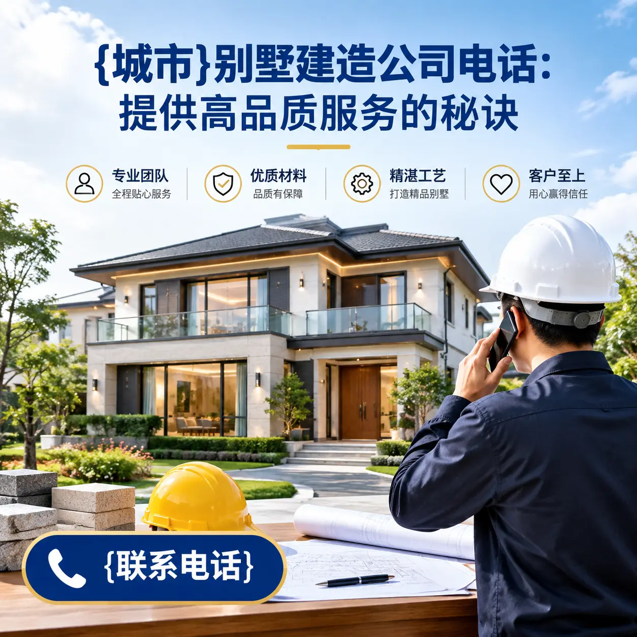 凤冈别墅建造公司电话:提供高品质服务的秘诀