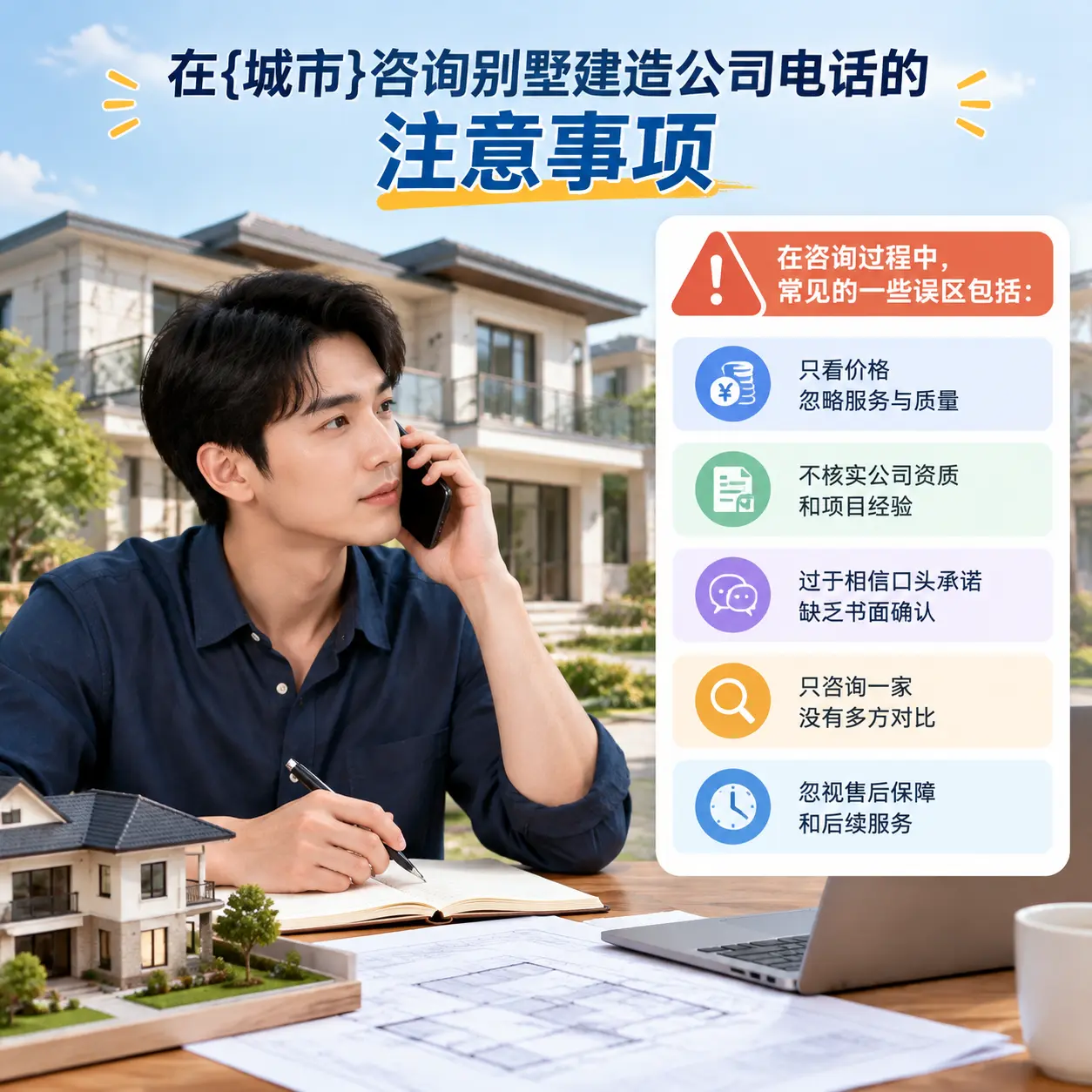 在凤冈咨询别墅建造公司电话的注意事项