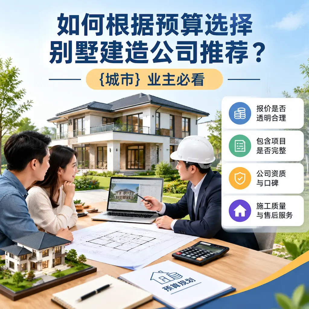 如何根据预算选择别墅建造公司推荐？ 凤冈 业主必看