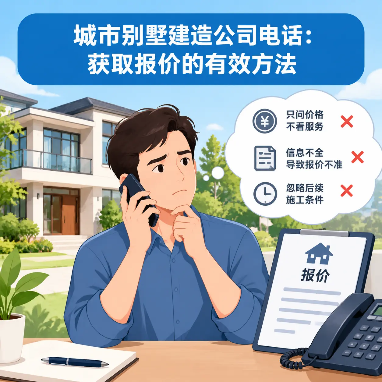 凤冈别墅建造公司电话：获取报价的有效方法